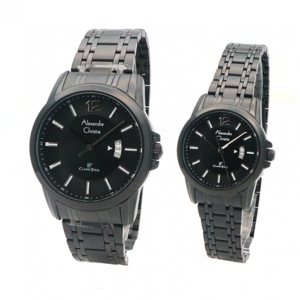 Alexandre Christie AC 8325 Full Black Couple